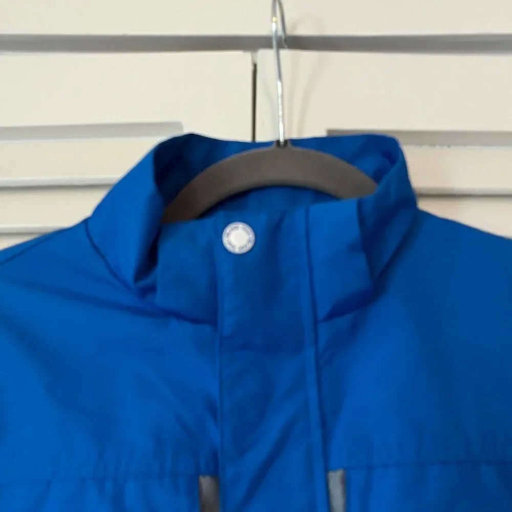 BlackYak snow jacket shell size 155 blue grey kids boys